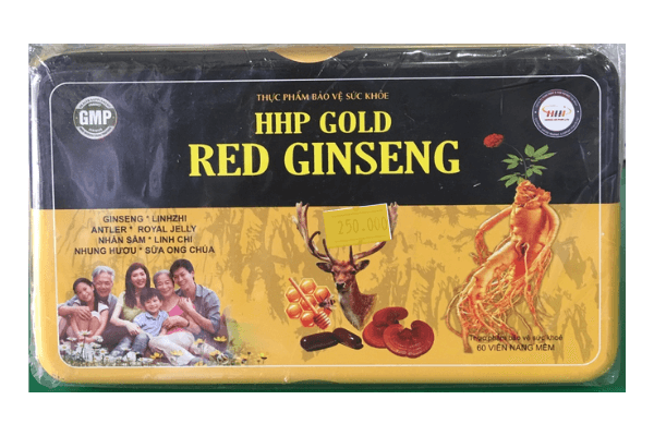 HHP Gold Red Ginseng Giúp tăng cường sức khỏe, nâng cáo sức đề kháng