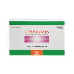 Thuốc Cerecozin 500mg (Hộp 3 vỉ x 10 viên)