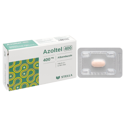 Thuốc điều trị giun sán Azoltel 400