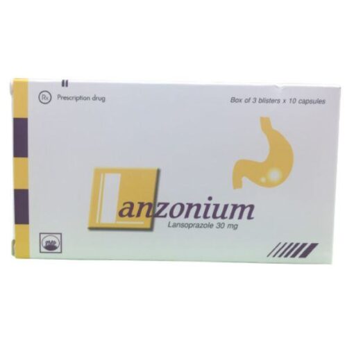 Thuốc điều trị viêm loét dạ dày Lanzonium 30mg
