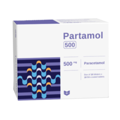 Thuốc giảm đau hạ sốt Partamol 500mg