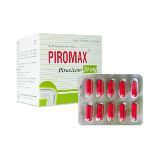 Thuốc giảm đau, kháng viêm Piromax 20mg