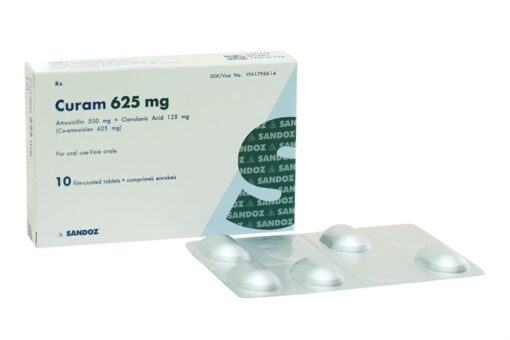 Curam 625mg - Thuốc kháng sinh trị bệnh hiệu quả