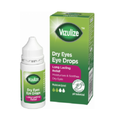 Thuốc nhỏ mắt Vizulize Dry Eyes Eye Drops Long Lasting Relief