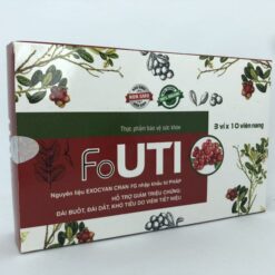 TPCN Viên uống hỗ trợ giảm triệu chứng đường tiết niệu FoUTI