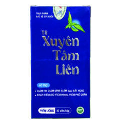 TS Xuyên Tâm Liên - Hỗ trợ giảm ho, giảm đờm, giảm đau rát họng