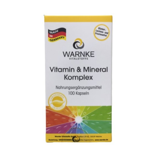 Viên uống bổ sung vitamin và khoáng chất Warnke Vitamin and Mineral Komplex