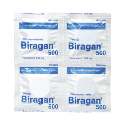 Thuốc Biragan 500mg (Hộp 4 vỉ x 4 viên sủi)