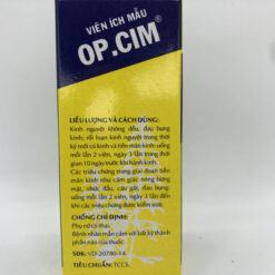 Viên uống điều hòa kinh nguyệt Viên ích mẫu OP. CIM