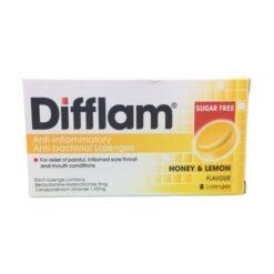 Viên ngậm viêm họng Difflam - Vị mật ong và chanh (Không đường)