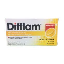 Viên ngậm viêm họng Difflam - Vị mật ong và chanh (Không đường)