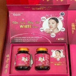 Viên sáng hồng da White Plus