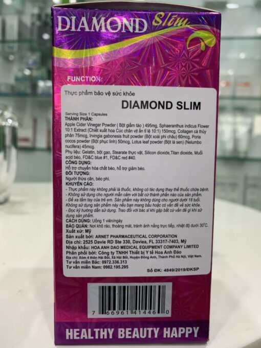 Viên uống giảm cân Diamond Slim USA