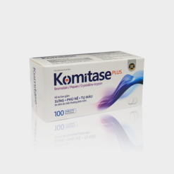 Viên uống Komitase Plus Hỗ trợ làm giảm Sưng-Phù nề-Tụ máu
