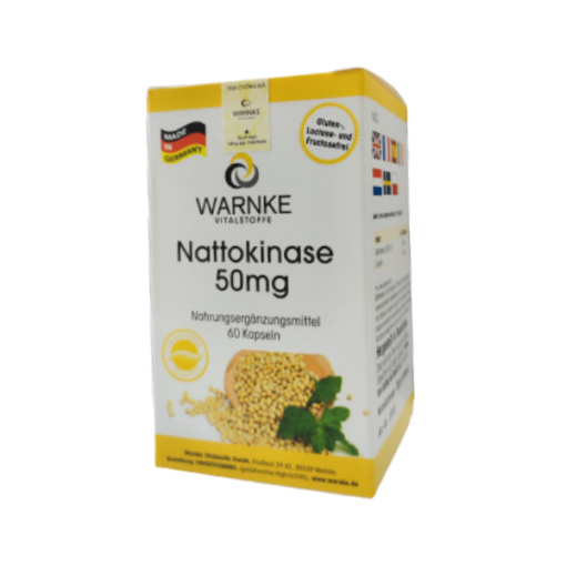 Viên uống Warnke Nattokinase 50mg - Phòng ngừa tai biến đột quỵ