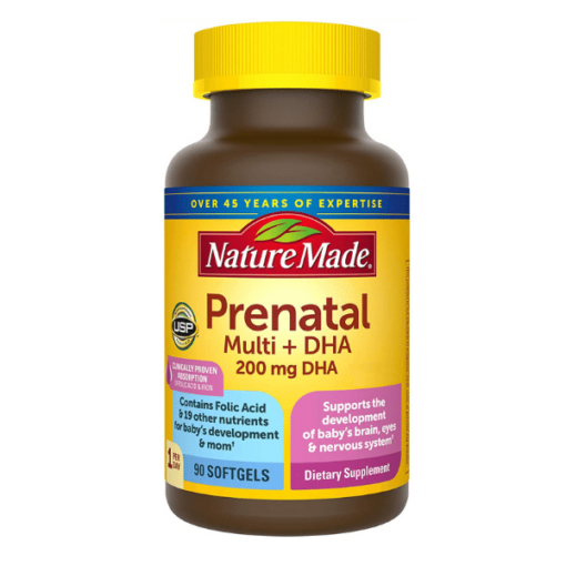 Vitamin Tổng Hợp Cho Bà Bầu Nature Made Prenatal Multi +DHA 200 mg DHA
