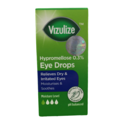 Dung dịch nhỏ mắt Vizulize Hypromellose 0.3% Eye Drops Relieves Dry & Irritated Eyes