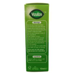 Dung dịch nhỏ mắt Vizulize Hypromellose 0.3% Eye Drops Relieves Dry & Irritated Eyes