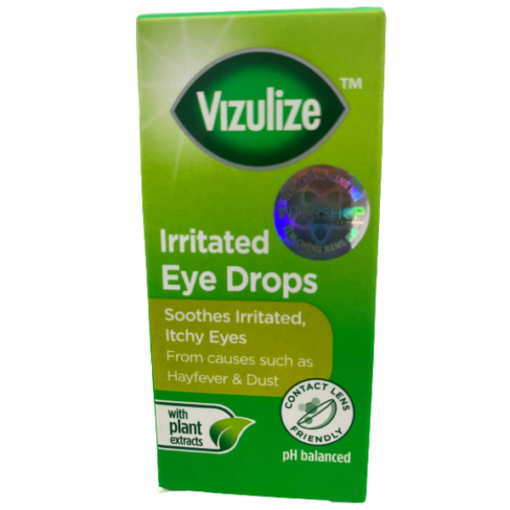 Dung dịch nhỏ mắt Vizulize Irritated Eye Drops Soothes Irritated, Itchy Eyes