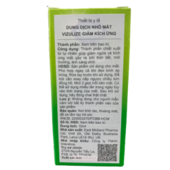 Dung dịch nhỏ mắt Vizulize Irritated Eye Drops Soothes Irritated, Itchy Eyes