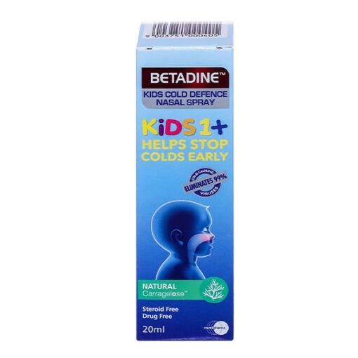 Xịt Mũi Betadine Kids 1+ Nasal Spray 20Ml