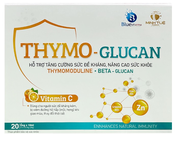 Siro Thymo Glucan tăng cường sức đề kháng.