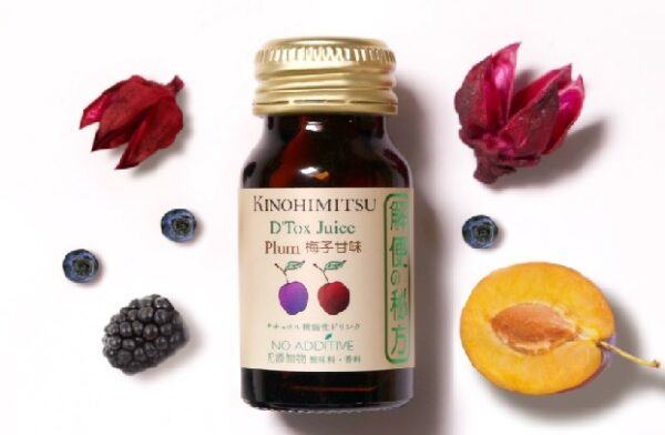 Nước uống Kinohimitsu D' tox plum juice hỗ trợ thải độc, tăng sức đề kháng.