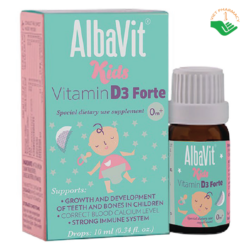 Nhỏ giọt cho trẻ AlbaVit Vitamin D3 Forte (Hộp 1 chai 10ml)