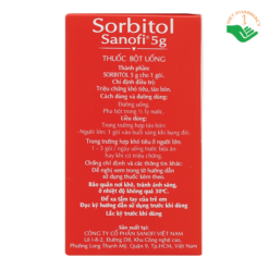 Thuốc Sorbitol Sanofi (Hộp 20 gói x 5g)