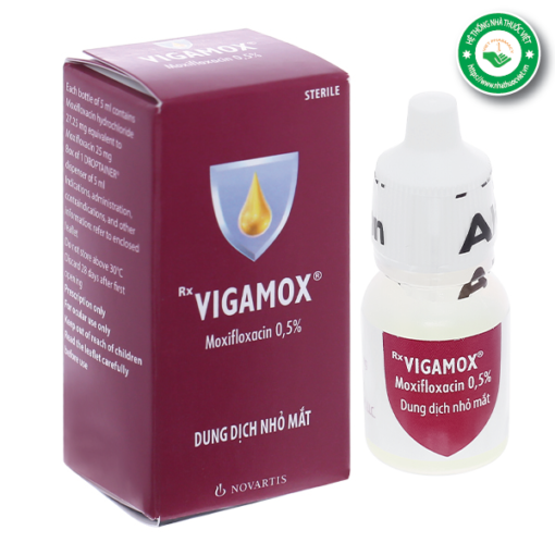 Thuốc nhỏ mắt Vigamox Novartis 0,5% - Chai 5ml