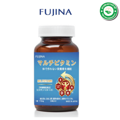 Viên uống Multivitamin Fujina - Chai 30 viên