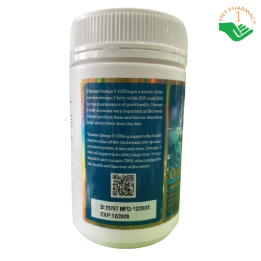 Mặt bên 1 - TPCN VITATREE OMEGA-3