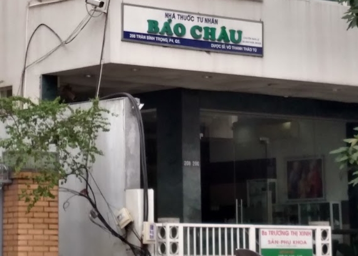 Nhà thuốc Bảo Châu quận 5 số 208 trần bình trọng