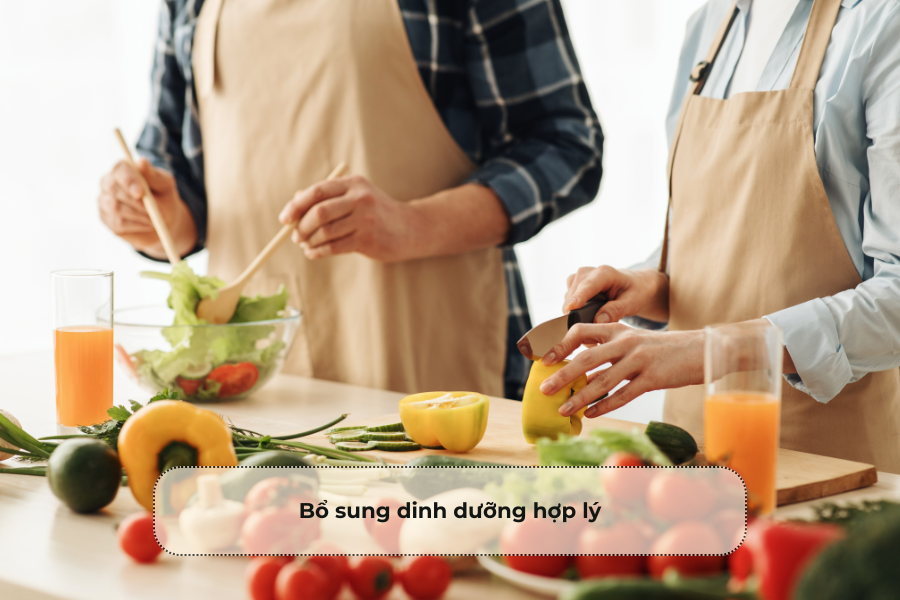 Bổ sung dinh dưỡng hợp lý