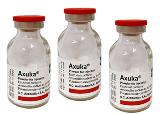 Axuka Antibiotice điều trị các nhiễm khuẩn (Hộp 50 lọ)