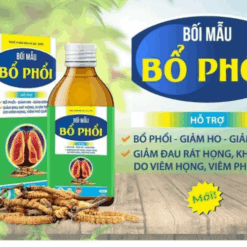 Bối Mẫu Bổ Phổi Nature Hoà Bình 250ml giúp giảm ho, khan tiếng, viêm phế quản
