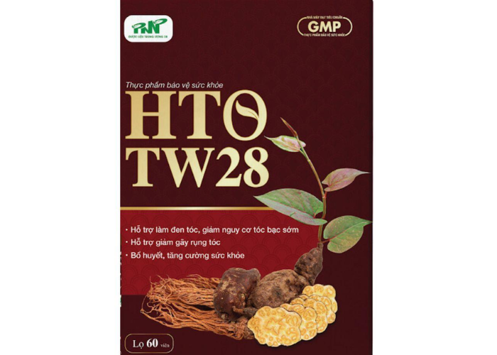 Thuốc HTO TW28 Bổ huyết, làm đen tóc, giảm gãy rụng tóc