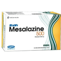 Thuốc Mesalazine 500mg SaviPharm điều trị viêm loét đại tràng (10 vỉ x 10 viên)
