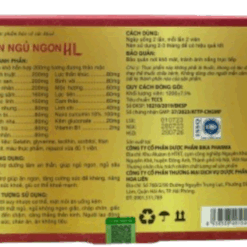 Viên ĂN NGỦ NGON HL (Hộp 60 viên) - Hỗ Trợ Tăng Cường Sức Khỏe
