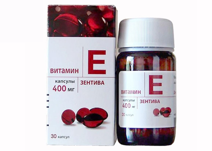 Viên uống vitamin E đỏ Sanofi 400IU hộp 30 viên của Nga giúp trắng da, chống lão hóa