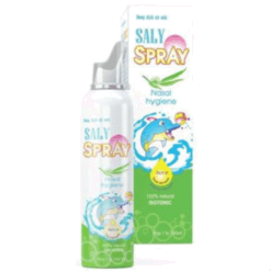 Dung dịch nước muối biển VNP SPRAY BABY Khuynh Diệp điều trị nghẹt mũi sổ mũi (Chai 100 ml)