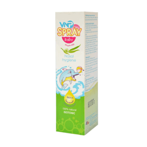 Dung dịch nước muối biển VNP SPRAY BABY Khuynh Diệp điều trị nghẹt mũi sổ mũi (Chai 100 ml)