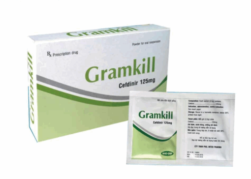 Thuốc Gramkill điều trị các nhiễm khuẩn nhẹ (10 gói x 2,5 gam)