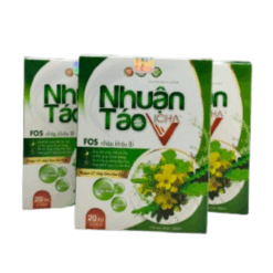 Nhuận Táo Vicha bổ sung chất xơ, giúp nhuận tràng (hộp 20 gói x 10ml)