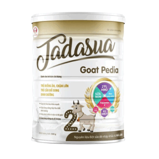 Sữa dinh dưỡng cho trẻ Tadasua Goat Pedia bổ sung các dưỡng chất, vitamin, khoáng chất (Lon 900g)