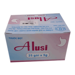 Thuốc bột Alusi Hóa Dược điều trị viêm loét dạ dày (Hộp 25 gói x 5g)