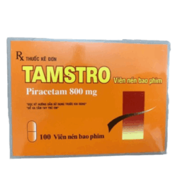 Thuốc Tamstro 800mg điều trị các triệu chứng của hội chứng tâm thần thực thể (Hộp 10 vỉ x 10 viên)