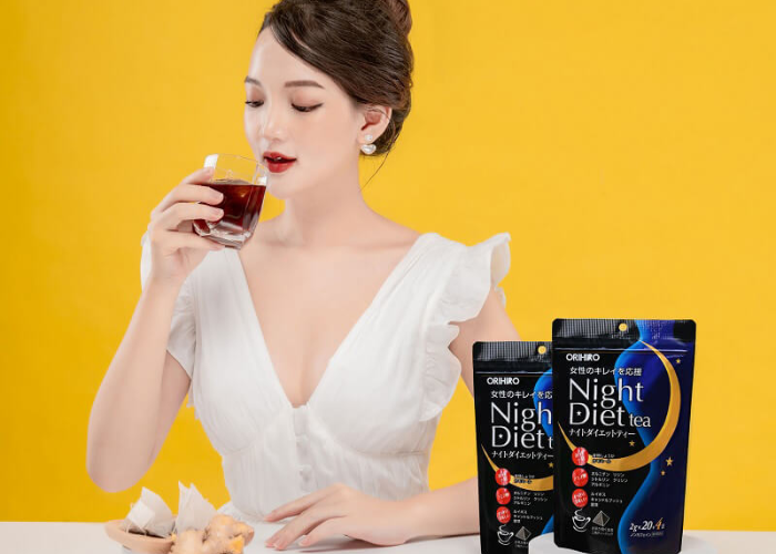 Trà Night Diet Tea Orihiro (20 túi lọc x 2g)
