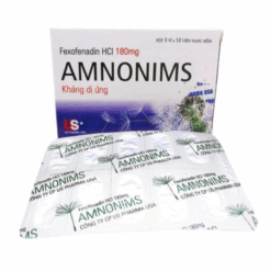 Viên nang Amnonims 180mg điều trị các chứng của viêm mũi dị ứng, mề đay (3 vỉ x 10 viên)
