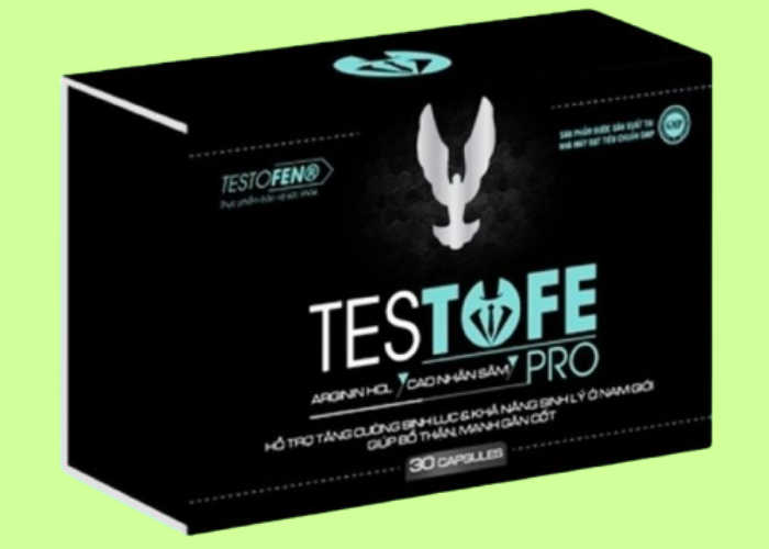 Viên uống bổ thận Testofe Pro Esicopharma giúp bổ thận và tăng cường sức khỏe gân cốt (3 vỉ x 10 viên)